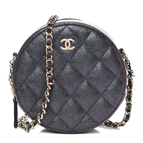 chanel caviar quilted small clutch with chain black